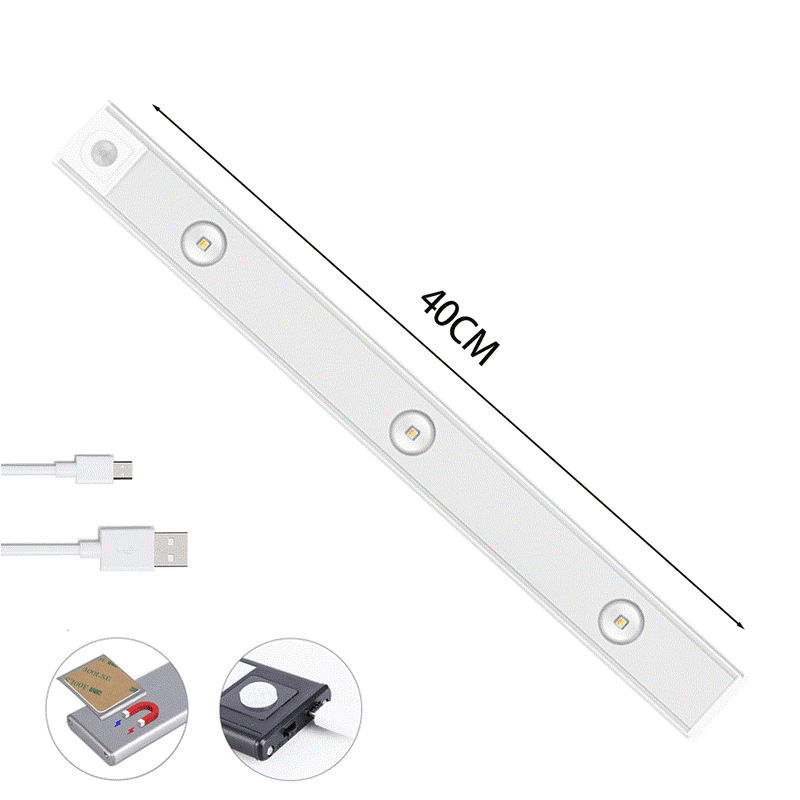 Luz de Led Para Armário com Sensor de Movimento + Frete Grátis + Envio Imediato + Brinde